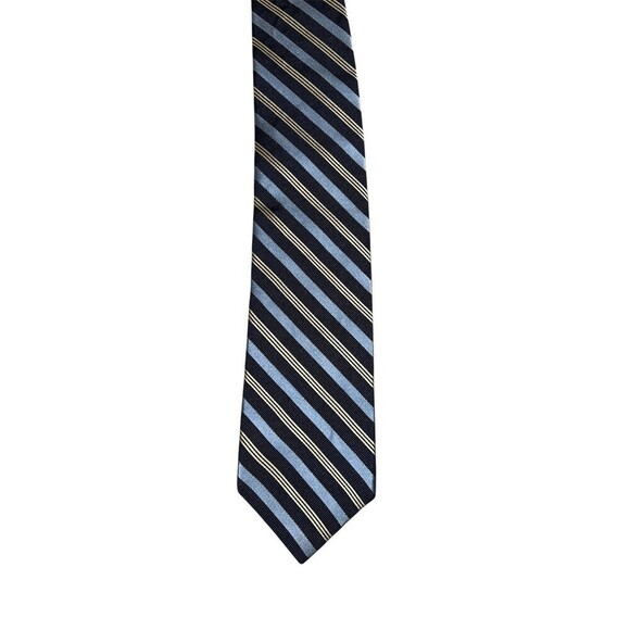 Brooks Brothers stain resistant Mens Striped Silk Tie Formal Business Necktie - Picture 1 of 4